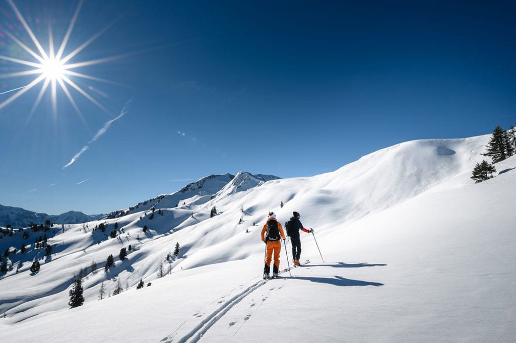Skitour im Winterurlaub in Wagrain-Kleinarl, Salzburger Land